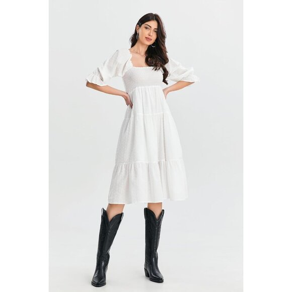 🆕Women's Black Calf High Pointed Toe And Block Heel Suede And Faux Leather Boot - Picture 5 of 10